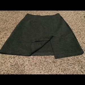 Grey Express Mini Skirt
